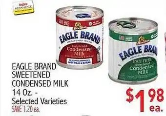 Eagle brand sweetened condensed milk