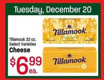 Maceys Tillamook cheese offer