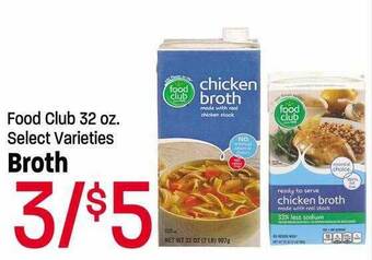 Maceys Food club broth offer