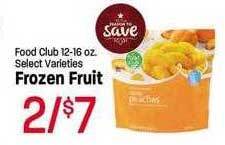 Maceys Food club frozen fruit offer