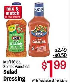 Maceys Kraft salad dressing offer