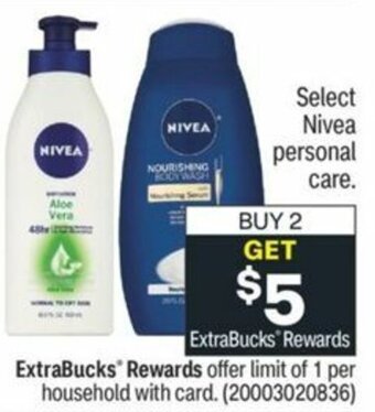 CVS Nivea Personal Care offer