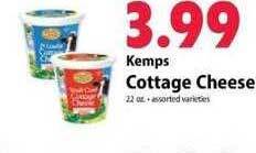 Festival Foods Kemps cottage cheese offer