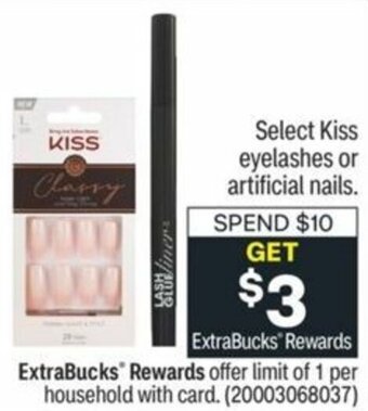 CVS Kiss Eyelashes or Artificial Nails offer