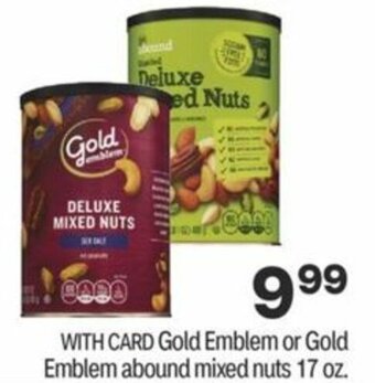 CVS Gold Emblem or Gold Emblem Abound Mixed Nuts 17 oz offer