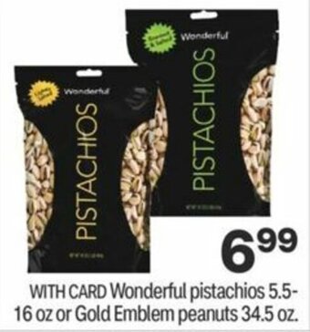 CVS Wonderful Pistachios 5.5-16 oz offer