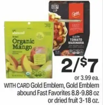 CVS Gold Emblem, Gold Emblem Abound Fast Favorites 8.8-9.88 oz offer