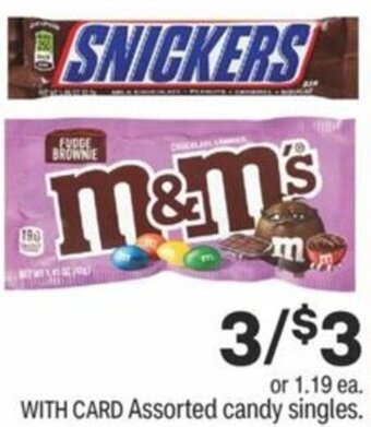 CVS Assorted Candy Singles offer