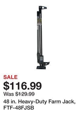 Tractor Supply Company 48 in. heavy-duty farm jack, ftf-48fjsb offer