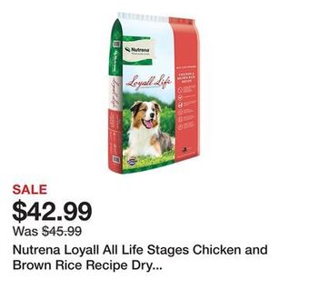 Tractor Supply Company Nutrena loyall all life stages chicken and brown rice recipe dry dog food offer
