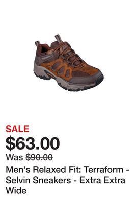 Belk Men's relaxed fit: terraform - selvin sneakers - extra extra wide offer