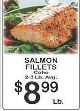 Salmon fillets