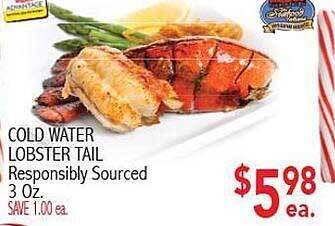 Ingles Markets Cold water lobster tail offer