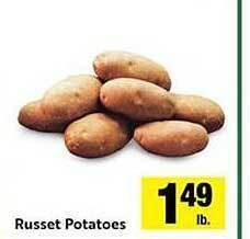 Lucky Supermarkets Russet potatoes offer
