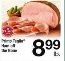Safeway Primo taglio ham off the bone offer