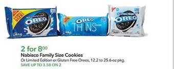 Publix Nabisco family size cookies offer