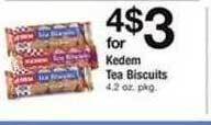 Safeway Kedem tea biscuits offer