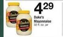 Safeway Duke's mayonnaise offer