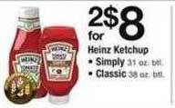 Safeway Heinz ketchup offer