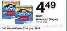 Safeway Kraft american singles offer
