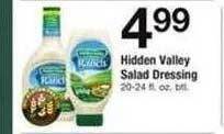 Safeway Hidden valley salad dressing offer