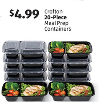 Aldi Crofton 20-Piece Meal Prep Containers offer