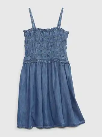 Gap Kids Kids smocked denim dress with washwell offer