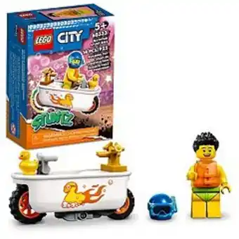 Kohl's Lego city bathtub stunt bike 60333 building kit (14 pieces) offer
