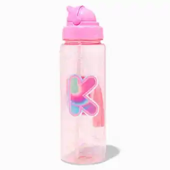 Claire's Initial water bottle makeup set - k offer