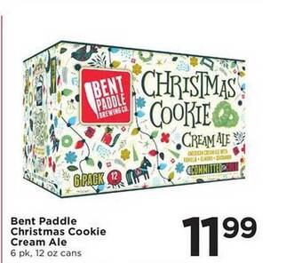 Cub Foods Bent paddle christmas cookie cream ale offer