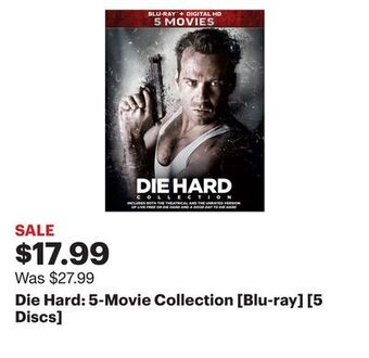 Best Buy Die hard: 5-movie collection [blu-ray] [5 discs] offer