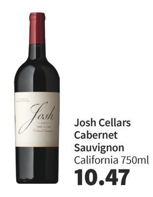 Total Wine Josh cellars cabernet sauvignon offer