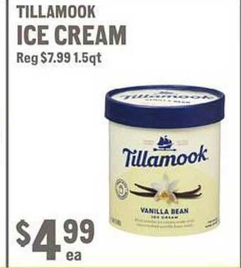 New Seasons Market Tillamook ice cream offer