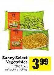 Save Mart Sunny select vegetables offer