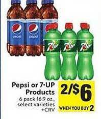 Save Mart Pepsi or 7-up products offer