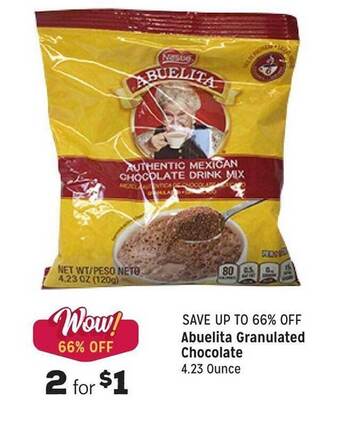Grocery Outlet Abuelita granulated chocolate offer
