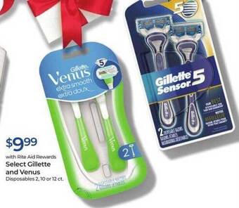 Rite Aid Gillette and venus offer