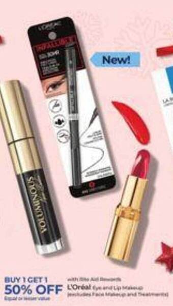 Rite Aid L'oréal offer