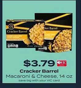 Harris Teeter Cracker barrel macaroni & cheese offer