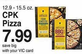 Harris Teeter Cpk pizza offer