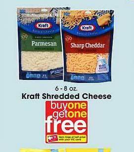 Harris Teeter Kraft shredded cheese offer