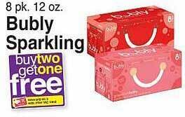 Harris Teeter Bubly sparkling offer