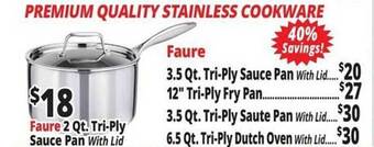 Ocean State Job Lot Premium quality stainless cookware offer