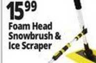 Ocean State Job Lot Foam head snowbrush & ice scraper offer