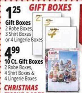 Ocean State Job Lot Gift boxes offer