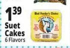 Ocean State Job Lot Suet cakes offer