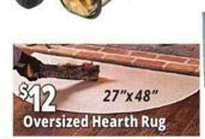 Ocean State Job Lot Oversized hearth rug offer