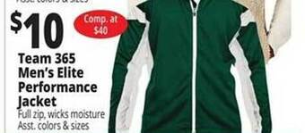 Ocean State Job Lot Team 365 men's elite performance jacket offer