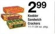 Safeway Keebler sandwich crackers offer