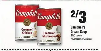 Sentry Campbell's cream soup offer